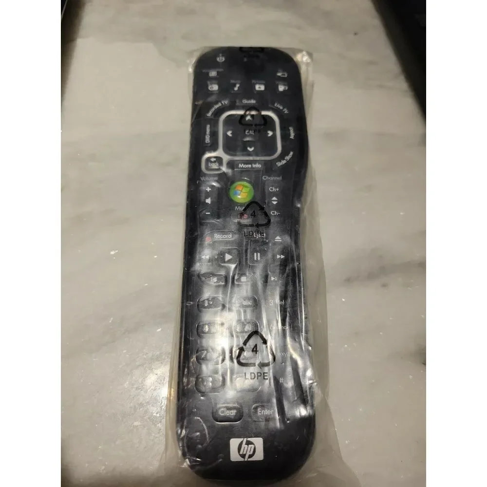 HP‎ Windows Media Center PC Remote Control 533042-ZH1 Black Genuine OEM New